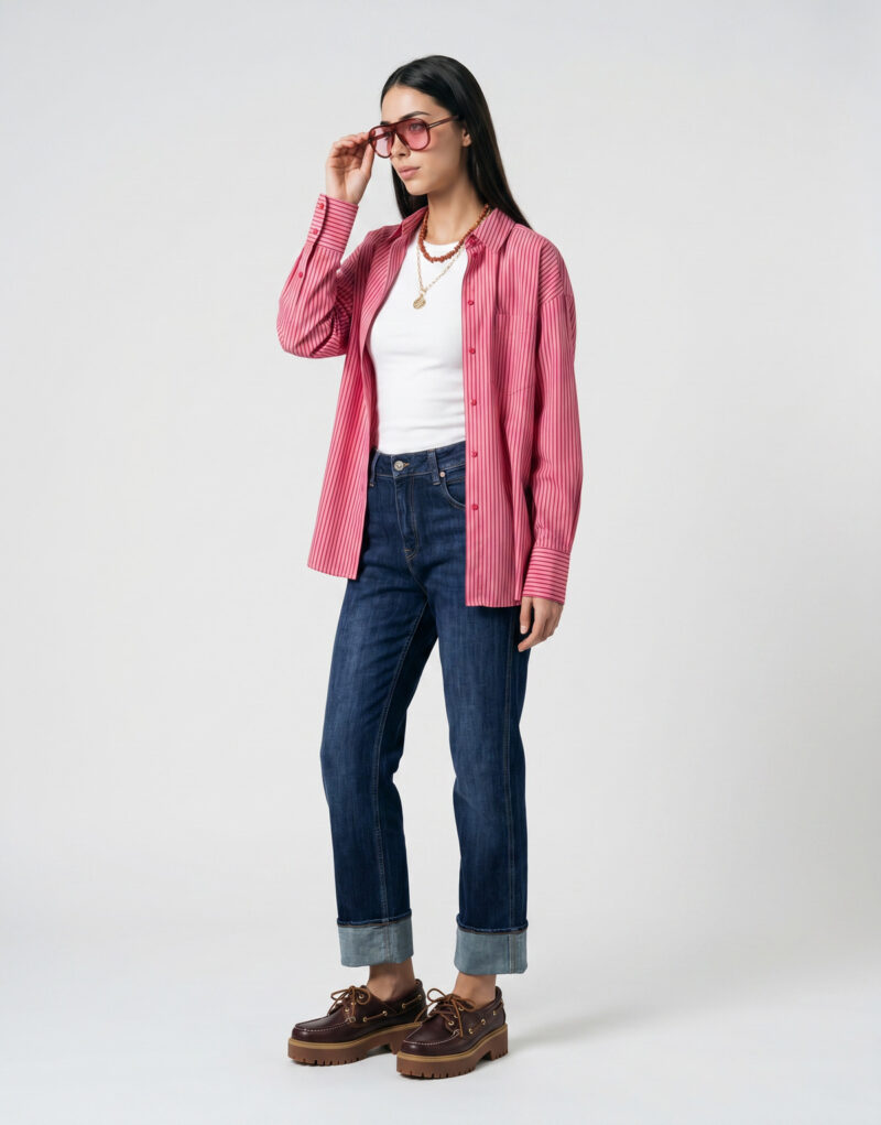 Le Temps des Cerises 400 / 60 Blu Jeans boyfriend Donna - 3