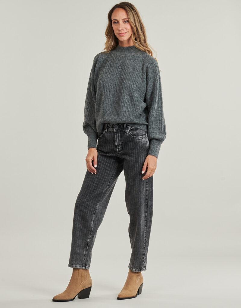 Freeman T.Porter MAEVA DENIM Grigio Jeans boyfriend Donna - 3