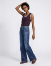 Le Temps des Cerises Blu Jeans larghi Abbigliamento - 3