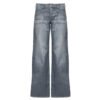 Jeans larghi    -  Grigio