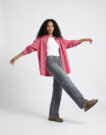 Le Temps des Cerises Grigio Jeans larghi Abbigliamento - 3