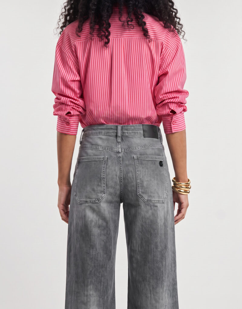 Le Temps des Cerises Grigio Jeans larghi Abbigliamento - 4