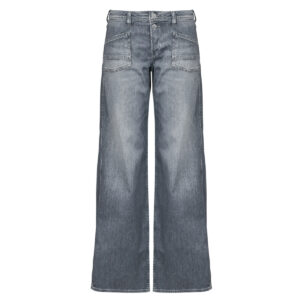 Jeans larghi    -  Grigio
