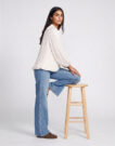 Levis RIBCAGE WIDE LEG H223 Blu Jeans larghi Abbigliamento - 3