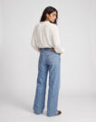 Levis RIBCAGE WIDE LEG H223 Blu Jeans larghi Abbigliamento - 5