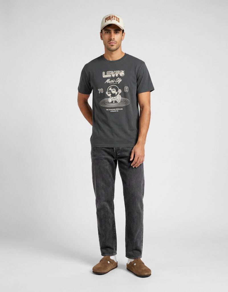 Levis 501&reg; RELAXED Nero Jeans Uomo - 2