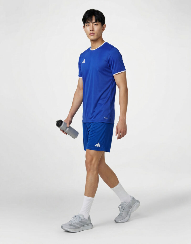 adidas Entrada26 Jersey Blu Maglietta sportiva Abbigliamento - 3