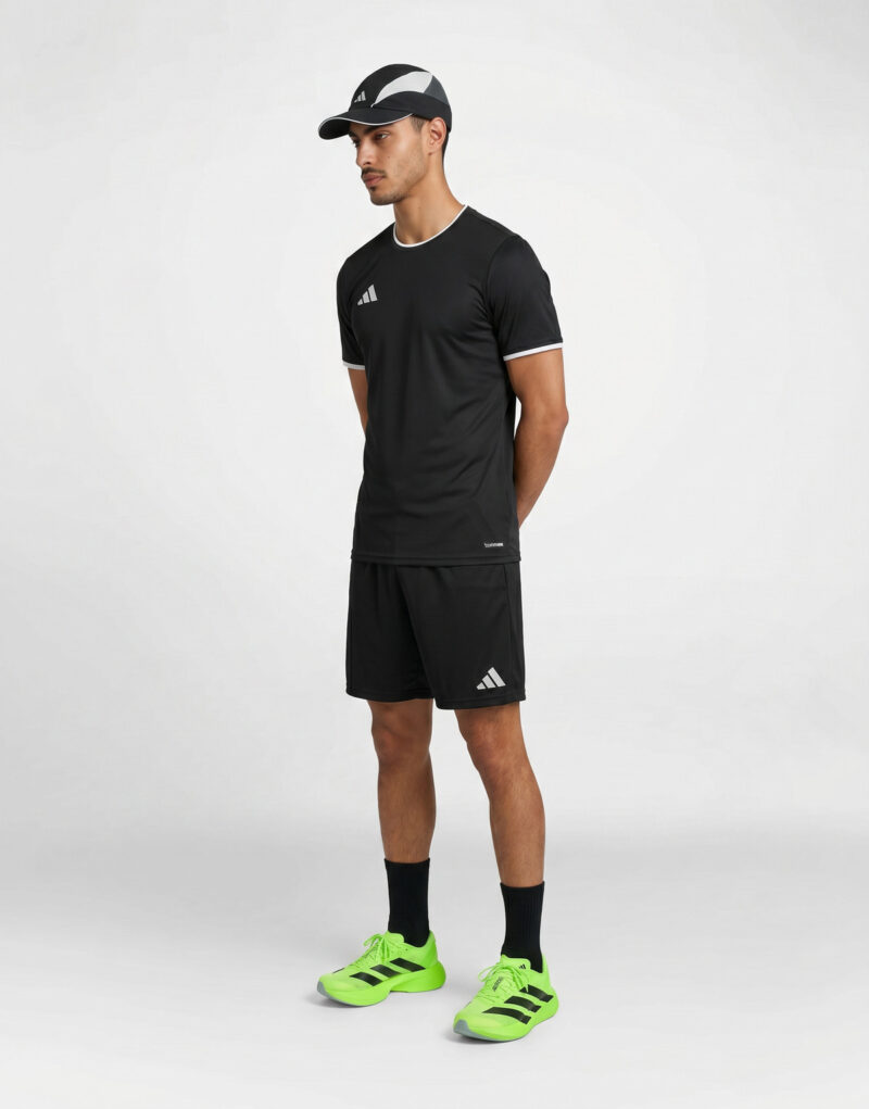 adidas Entrada26 Jersey Nero Maglietta sportiva Abbigliamento - 3