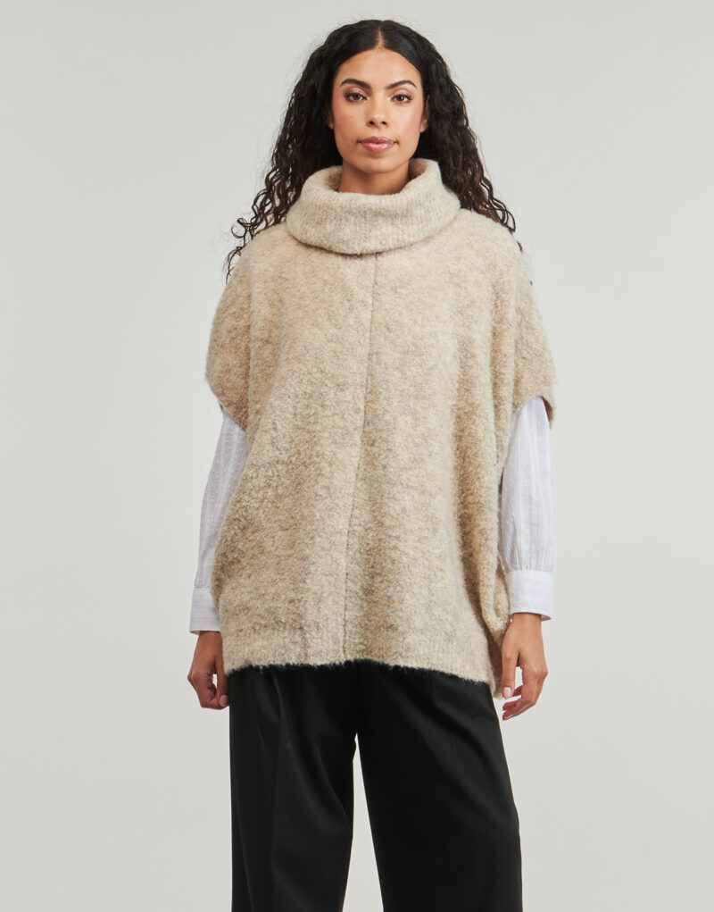 Le Temps des Cerises LIROY Beige Pull Femme - 2