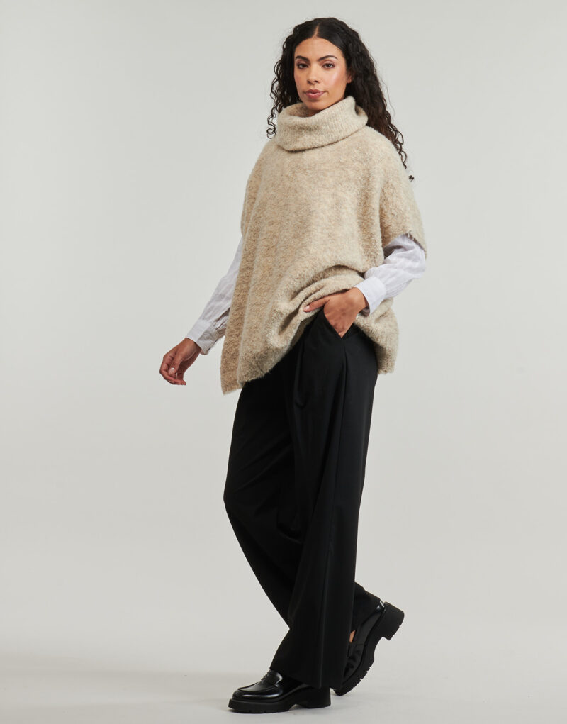 Le Temps des Cerises LIROY Beige Pull Femme - 3