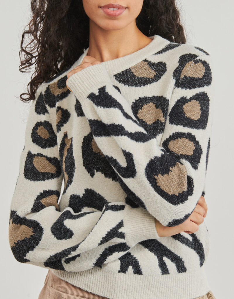 JDY JDYLORRAINE Beige Maglione Donna - 5