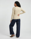 JDY JDYNEW BEHAVE L/S GLITTER PULLOVER KNT Beige Maglione Donna - 4