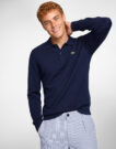 Lacoste Pull col polo coton point mousse Marine Maglione Uomo - 2