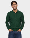 Lacoste Pull col polo coton point mousse Verde Maglione Uomo - 2