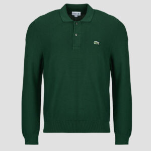 Maglione uomo Lacoste  Pull col polo coton point mousse  Verde Lacoste 3617077640434