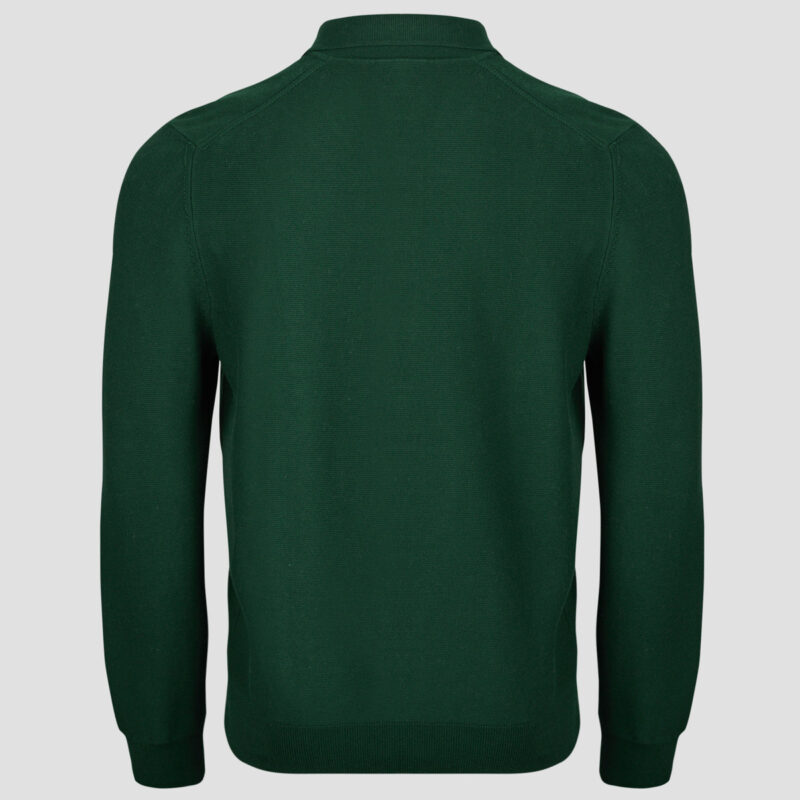 Lacoste Pull col polo coton point mousse Verde Maglione Uomo - 6