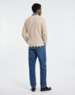 Timberland Cotton Blend Raglan Beige Maglione Uomo - 4