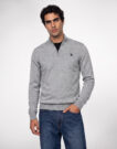 Timberland Cotton Zip Williams River Grigio Maglione Uomo - 2