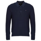 Tommy Hilfiger PIMA ORG CTN CASHMERE LS POLO Blue Sweater Men - 1