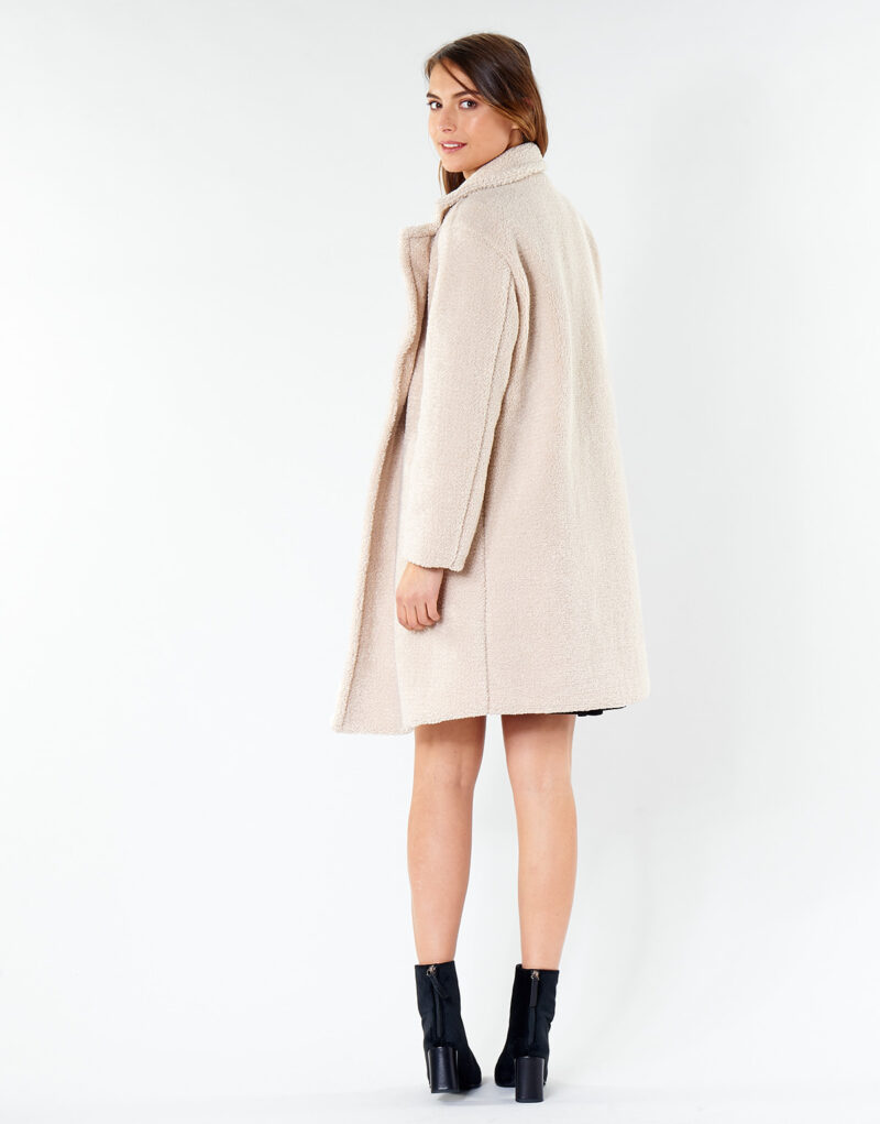 Betty London Beige Cappotto Donna - 4