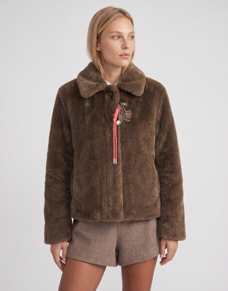 Oakwood HELEN LILLY FUR Marrone Mantella Donna - 2