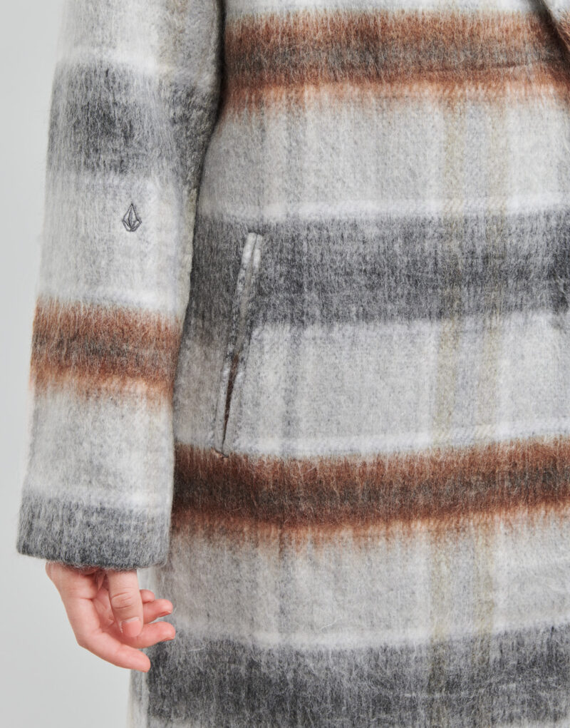 Mantella Volcom PLAYEDCOAT Grigio Cappotto Donna - 5