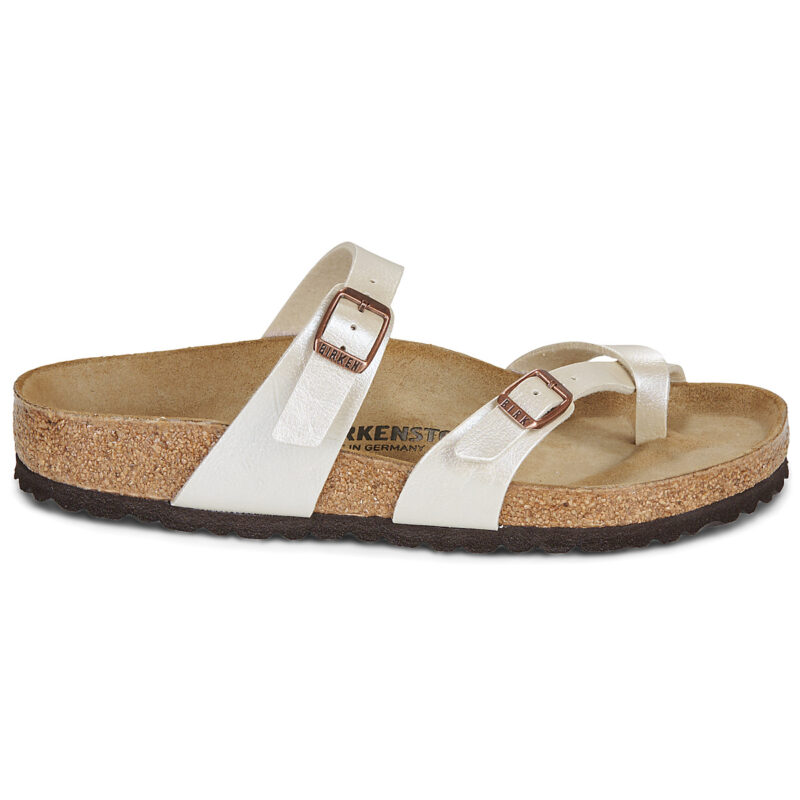 BIRKENSTOCK Mayari Birko-flor / Perla / White / Regular Blanco Chancla Mujer - 2