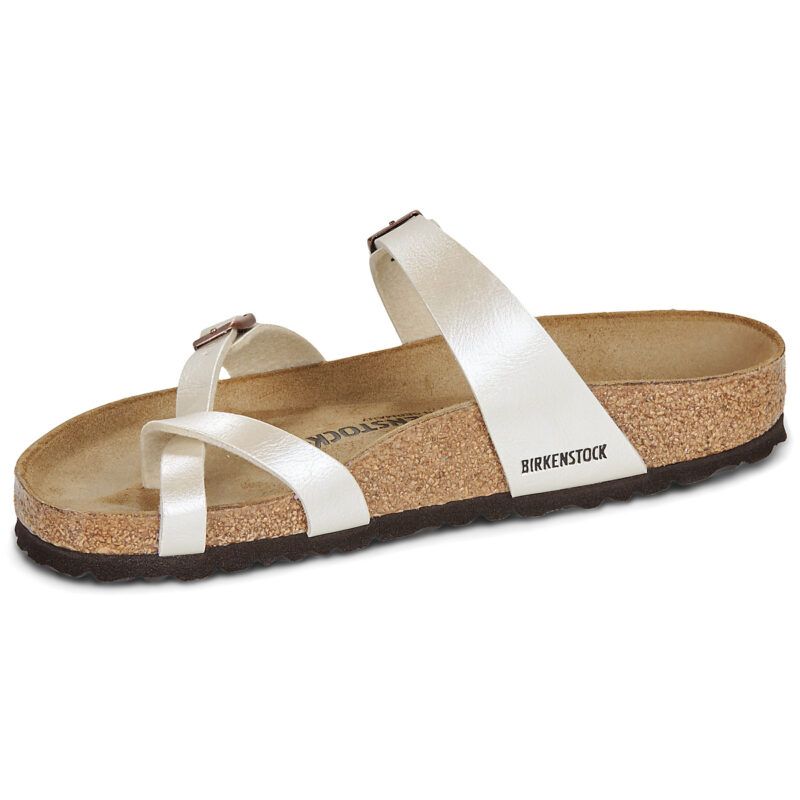 BIRKENSTOCK Mayari Birko-flor / Perla / White / Regular Blanco Chancla Mujer - 4