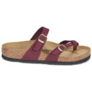 BIRKENSTOCK Mayari Nubuck / Mink / Regular Bordeaux Claquette Femme - 2