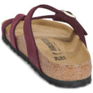 BIRKENSTOCK Mayari Nubuck / Mink / Regular Bordeaux Claquette Femme - 5