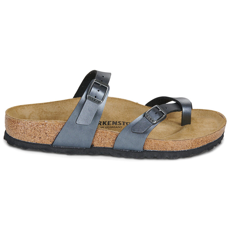 BIRKENSTOCK Mayari Birko-flor / Black / Regular Black Women's Slipper - 2