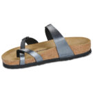 BIRKENSTOCK Mayari Birko-flor / Black / Regular Black Women's Slipper - 4