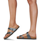 BIRKENSTOCK Mayari Birko-flor / Black / Regular Black Women's Clog - 8