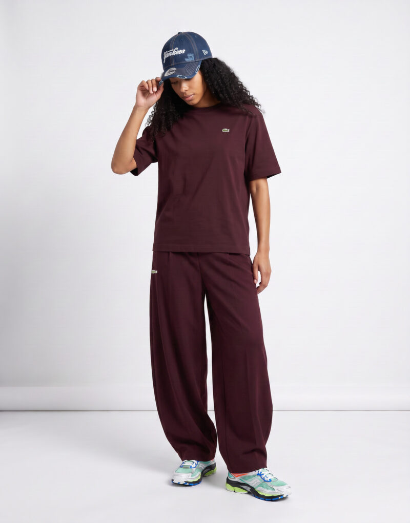 Lacoste Pantalon de surv&ecirc;tement Tennis H&eacute;ritage Bordeaux Pantalone Sportivo Donna - 2