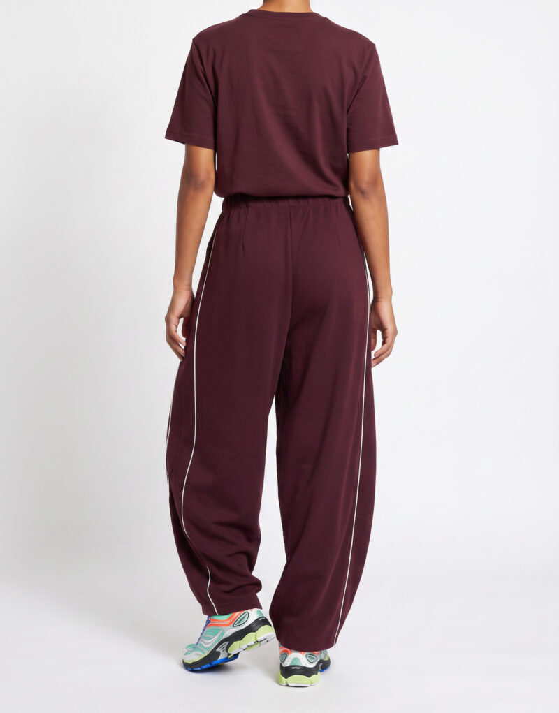 Lacoste Pantalon de surv&ecirc;tement Tennis H&eacute;ritage Bordeaux Pantalone Sportivo Donna - 4