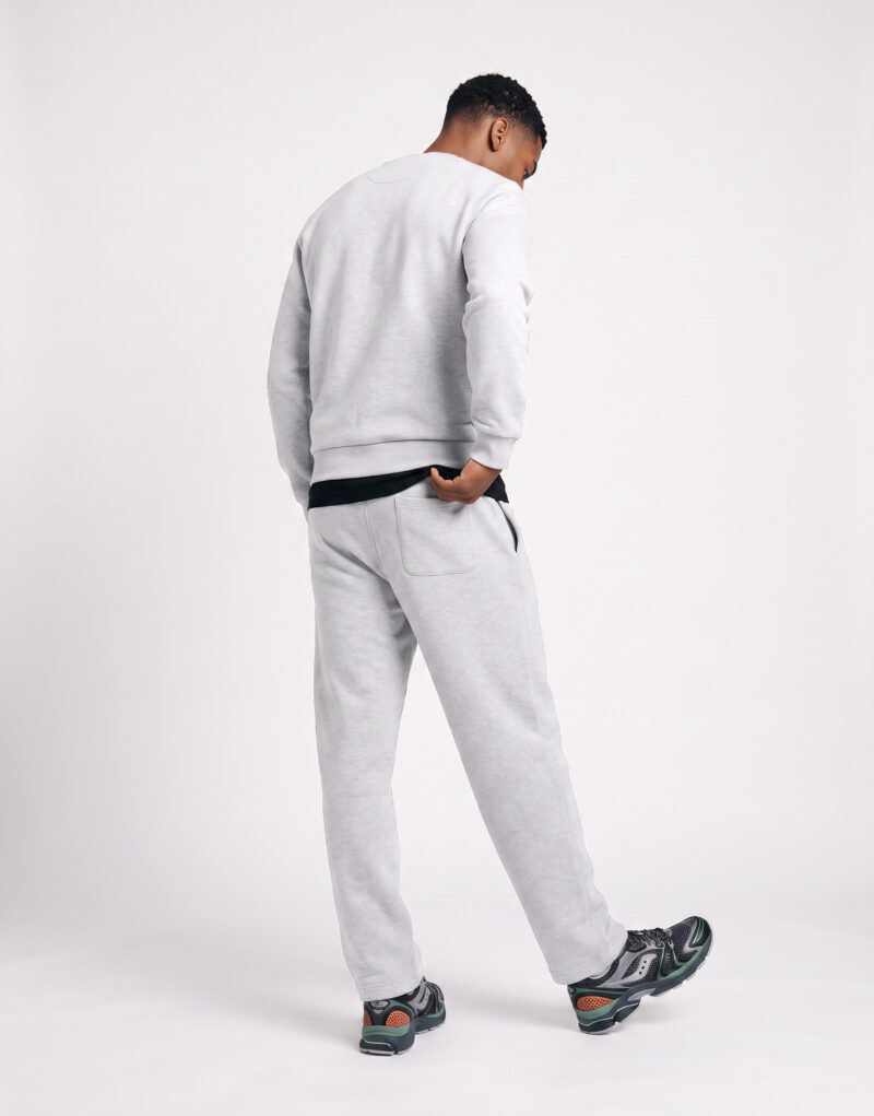 Lacoste Pantalon de surv&ecirc;tement en molleton relaxed fit Grigio Pantalone Sportivo Uomo - 3
