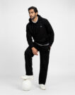 Lacoste Pantalon de surv&ecirc;tement en molleton relaxed fit Nero Pantalone Sportivo Uomo - 2