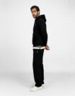 Lacoste Pantalon de surv&ecirc;tement en molleton relaxed fit Nero Pantalone Sportivo Uomo - 3