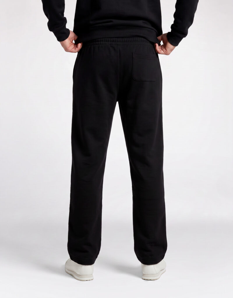 Lacoste Pantalon de surv&ecirc;tement en molleton relaxed fit Nero Pantalone Sportivo Uomo - 4