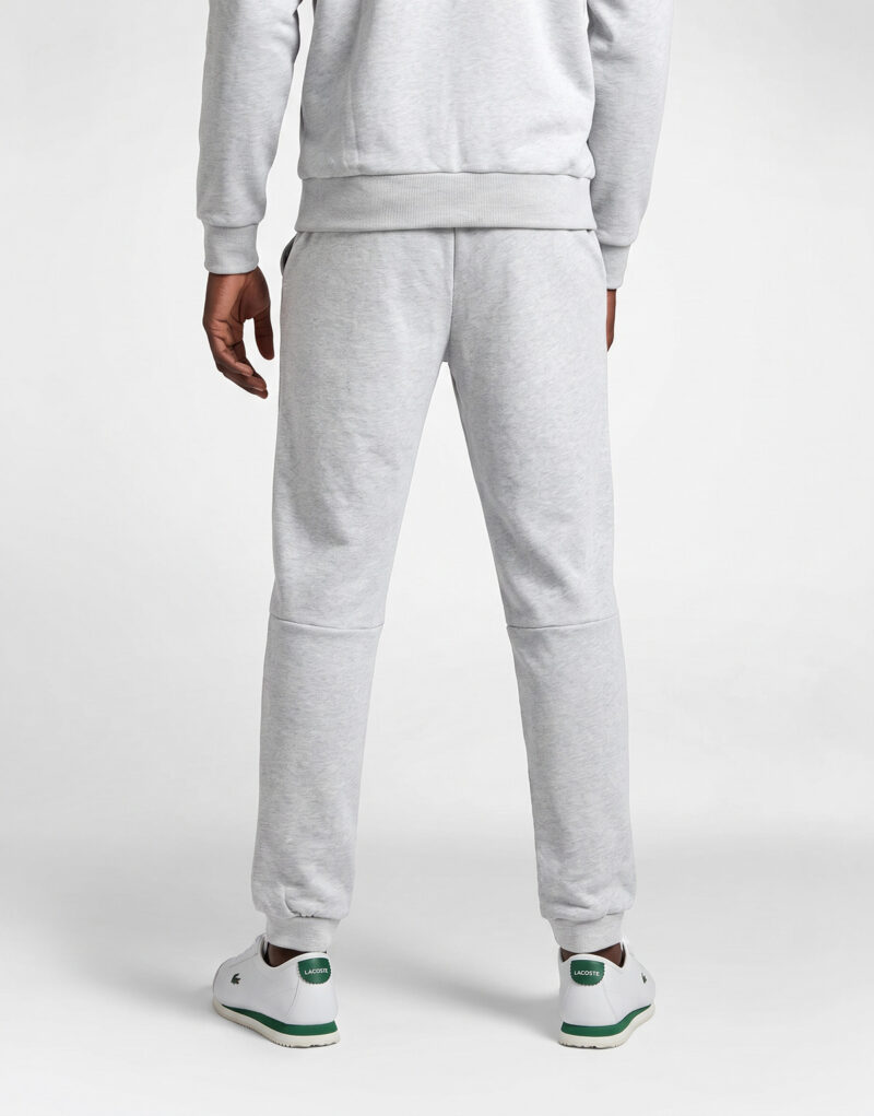 Lacoste Pantalon de surv&ecirc;tement en molleton tapered fit Grigio Pantalone Sportivo Uomo - 4