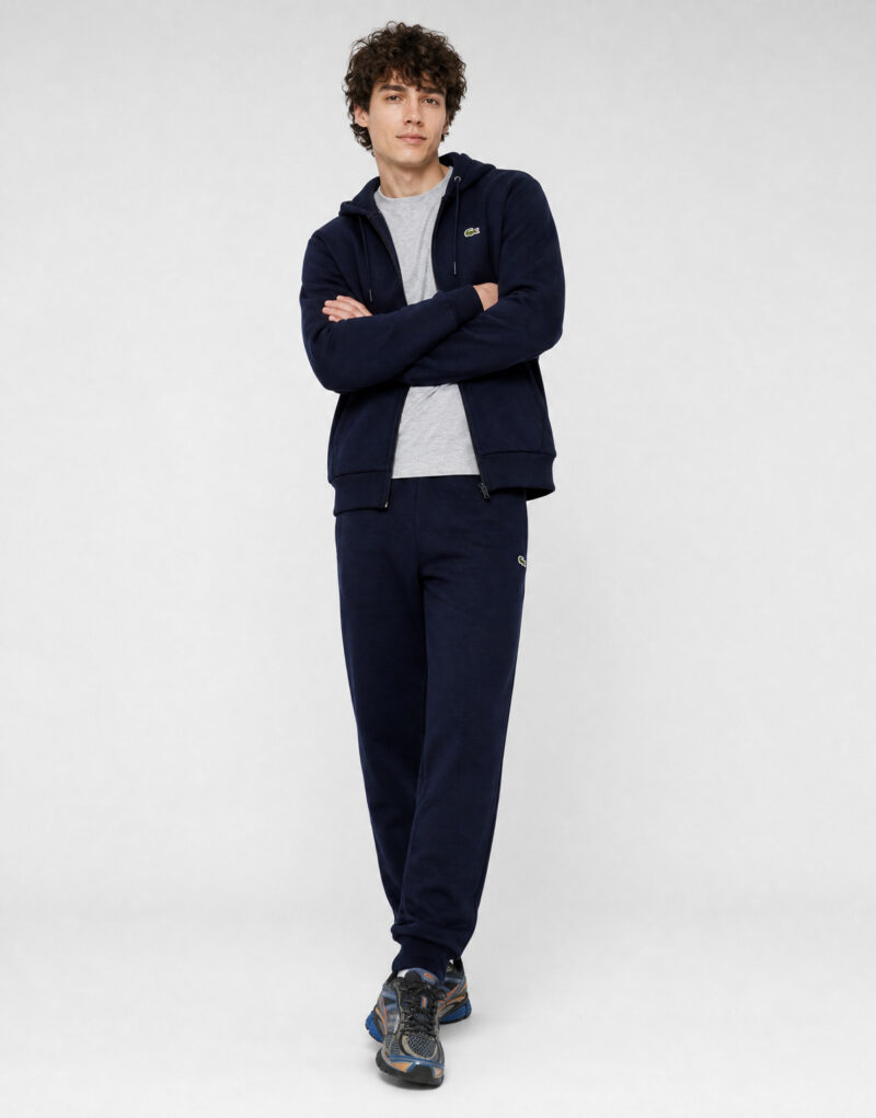 Lacoste Pantalon de surv&ecirc;tement en molleton tapered fit Marine Pantalone Sportivo Uomo - 2