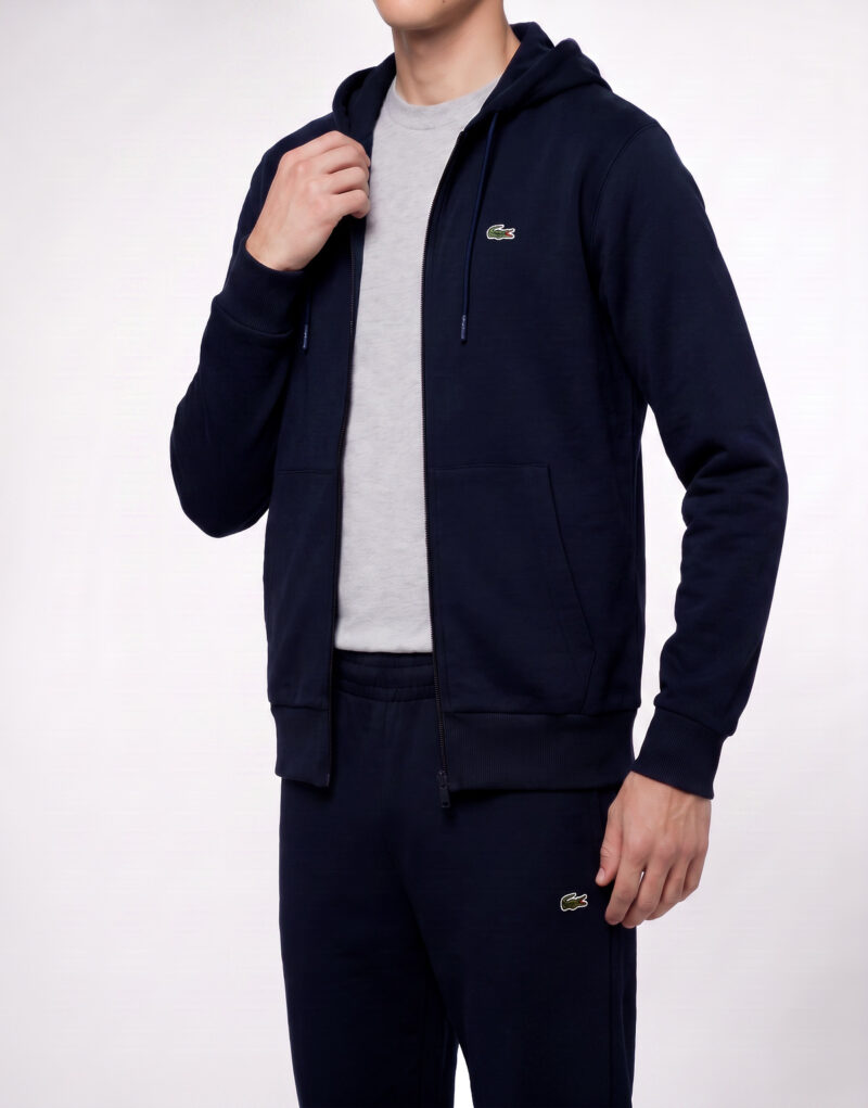 Lacoste Pantalon de surv&ecirc;tement en molleton tapered fit Marine Pantalone Sportivo Uomo - 5