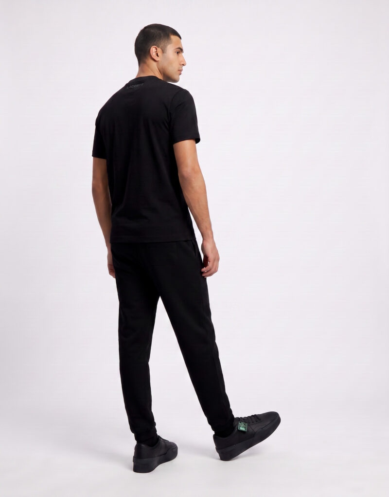 Lacoste Pantalon de surv&ecirc;tement en molleton tapered fit Nero Pantalone Sportivo Uomo - 3