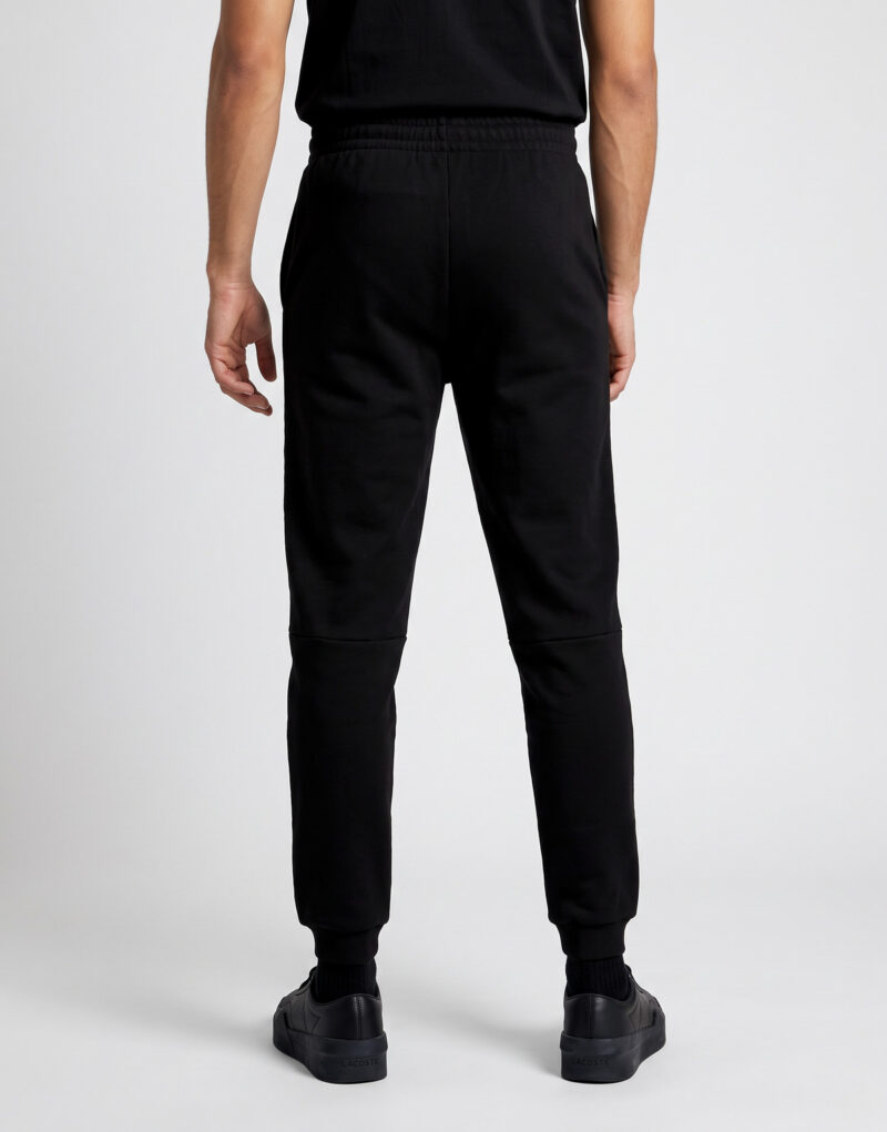 Lacoste Pantalon de surv&ecirc;tement en molleton tapered fit Nero Pantalone Sportivo Uomo - 4