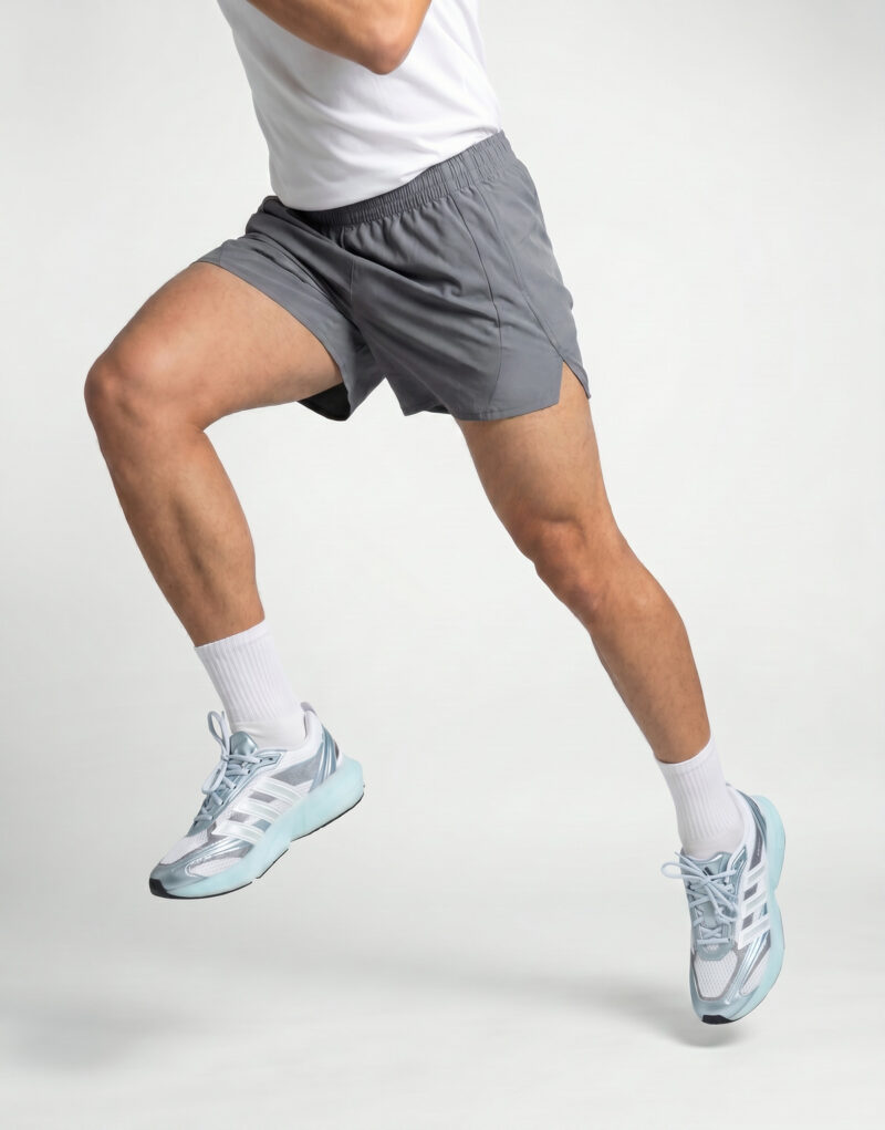 adidas Adizero Essentials Running Split Shorts Grigio Pantalone corti Uomo - 5