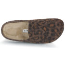 BIRKENSTOCK Amsterdam Dip / Shearling / Leo / Pepper / Schmal Braun Hausschuhe Damen - 6