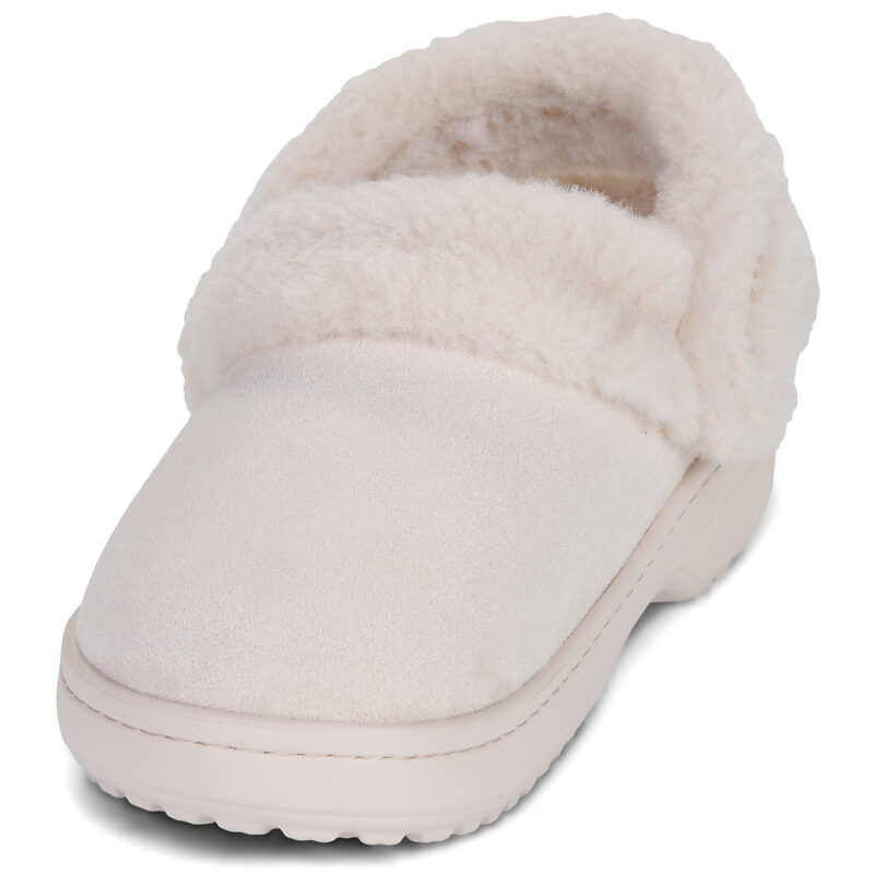 Crocs Cl Unfurgtble Vegan Suede Clog Beige Pantofole Donna - 3