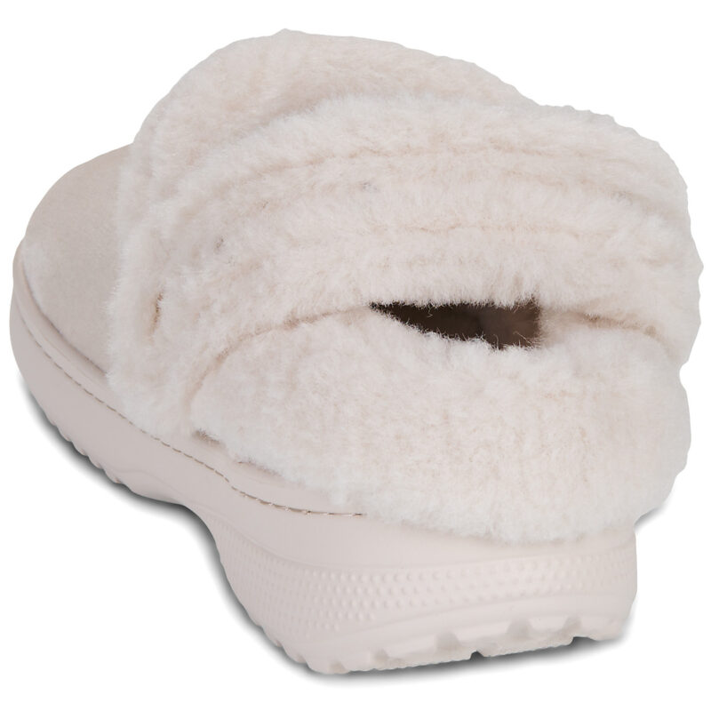 Crocs Cl Unfurgtble Vegan Suede Clog Beige Pantofole Donna - 5