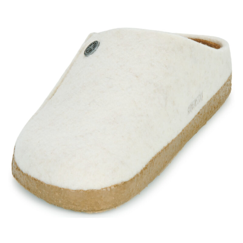 BIRKENSTOCK Zermatt Standard FE Ecru Stretto Beige Pantofole Donna - 3