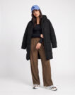 JDY JDYBLAIR LONG HOOD PUFFER Nero Piumino Donna - 2